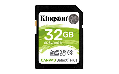 Kingston Canvas Select Plus Scheda di Memoria Micro SD - SDS2/32 GB, Class 10 UHS-I