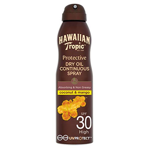 Hawaiian Tropic CAN SPRAY OIL SPF 30, Spray continuo - 180 ml