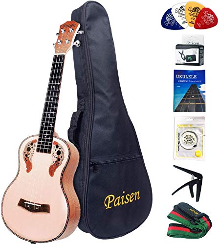 Paisen Ukulele tenore Ukulele da 26 pollici Hawaii Ukulele Chitarra piccola con accordatore Corde aquila Borsa imbottita capo Set completo di accessori