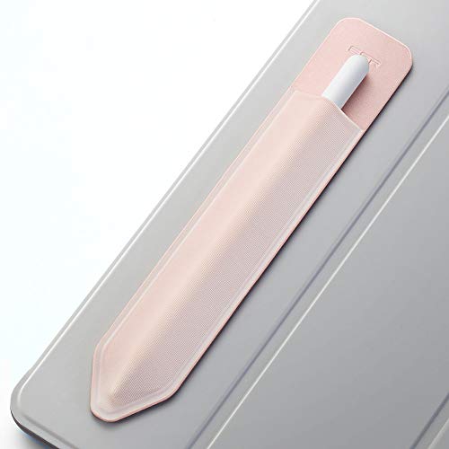 ESR portamatite Compatibile con Apple Pencil (1a e 2a Generazione), Tasca Elastica [Penna Stilo protetta e sicura] Custodia Adesiva attaccata alla Custodia per Penne Stilo Oro Rosa