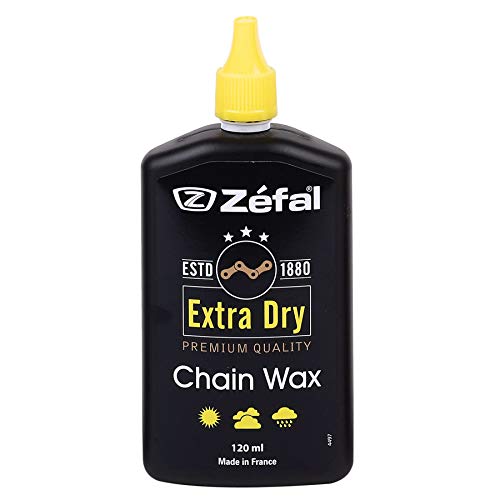 ZEFAL - Cera Extra Dry per Catene Unisex, 120 ml, Colore: Nero