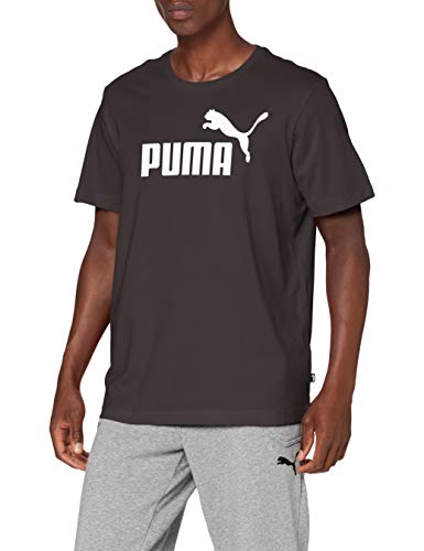 Puma Essentials Logo Tee M, Maglietta Uomo, Nero Black, M