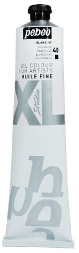 PEBEO - Tubetto di Colore ad Olio XL, 200 ml, Colore: Bianco Vivo