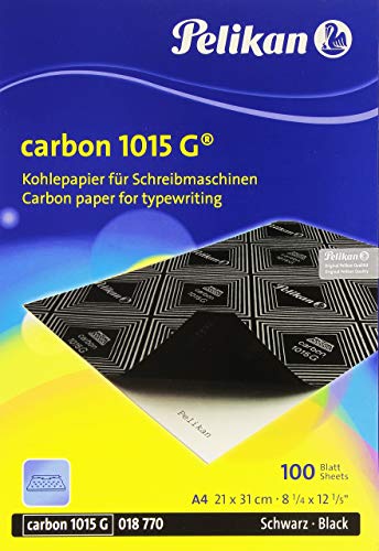 Pelikan - Carta carbone A4, 100 fogli - nero