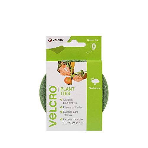 VELCRO Brand ONE-WRAP Fascetta riapribile a metro per piante 12mm x 5m Verde