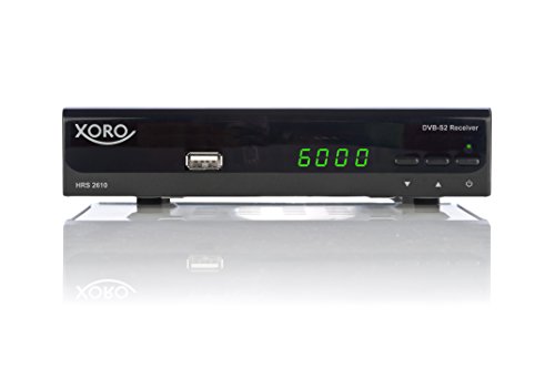 Xoro HRS 2610 ricevitore satellitare digitale (HDMI, Scart, USB 2.0, LAN, Uni Cable) nero