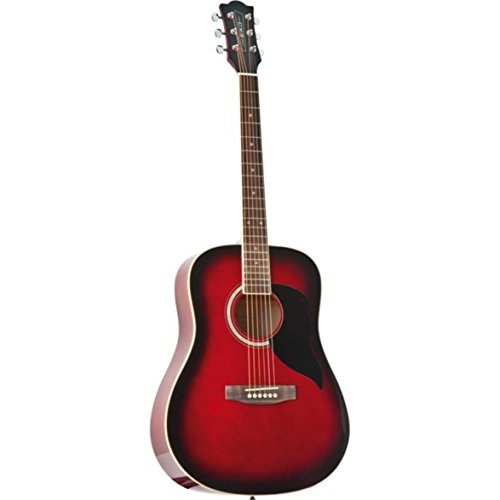 Eko Ranger 6 RED SBT chitarra acustica folk classic tavola abete