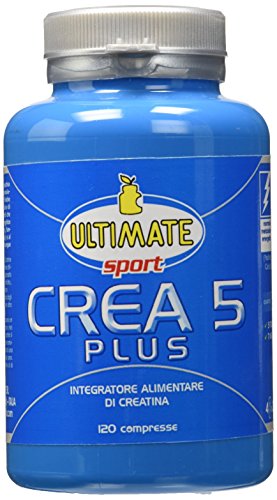 Crea 5 Plus - 5 Tipi Di Creatina In Un Unico Prodotto – Creatina Monoidrato, Creatina Etil Estere, Creatina Malato, Creatina Piruvato, Creatina Taurinato – Ultimate Italia