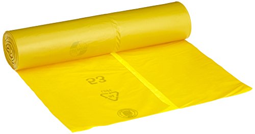 Sacchi della spazzatura DEISS Premium giallo tipo 60, 120 litri