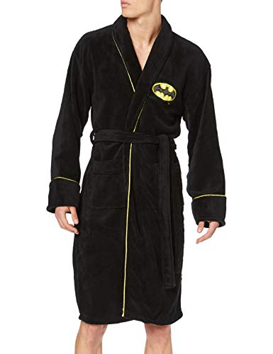 Groovy UK Bathrobe Accappatoio Batman DC Comics, Nero, Medium Uomo