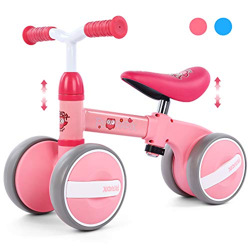 Peradix Bicicletta Equilibrio Bambino 1 Anno,Bicicletta Senza Pedali Bicicletta Giocattoli Sella Regolabile Bicicletta per Bambino Regalo Interno ed Esterno Triciclo Senza Pedali (10-36 Mesi)