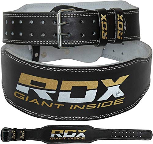 RDX Sollevamento Pesi Cintura Vacchetta Cuoio 4