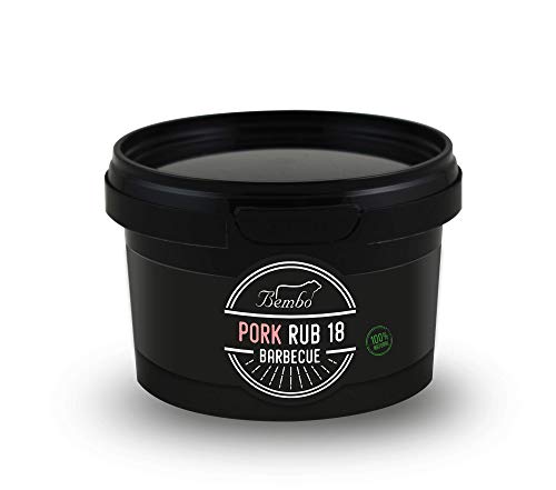 Pork - BBQ Rub 18 - Miscele di Spezie per Barbecue e Marinatura - Bembo Spices & Rub (220 g)