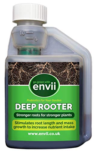Envii Deep Rooter – Trattamento per Radici Stimolante, Migliora la Lunghezza e La Massa delle Radici delle Piante (250ml Concentrato)