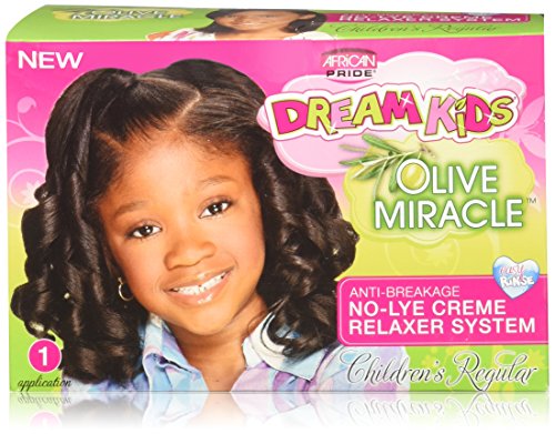 African Pride Dream Kids Olive Miracolo No Lye Relaxer Regular