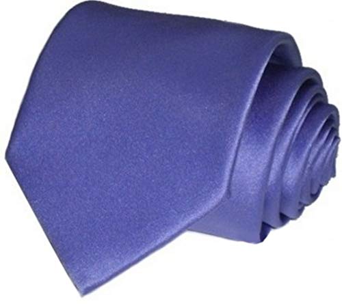 Top Tie Cravatta tinta unita personalizzata con iniziali ricamate blu rossa grigia nera (7,5 cm normale, VL1106)