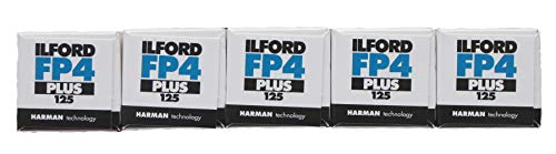 Pellicola Ilford FP4 PLUS, ISO 125, confezione da 5
