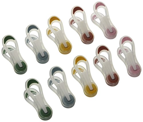 Perfetto Più Jumbo Clip Pinza, Multicolore, 2.5x3.5x7 cm, 10 unità