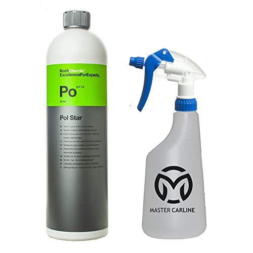 Koch Chemie Pol Star - Detergente multiuso per pelle e tessuti, con flacone spray Master Carline