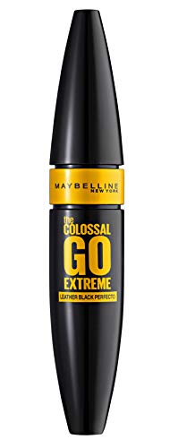 Maybelline New York - Mascara volumizzante Volum' Express The Colossal Go Extreme, Leather Black, 1 pz. (1 x 9,5 ml)