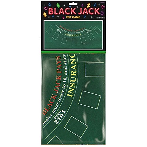 Amscan Casino feltro gioco del Blackjack Table Covers