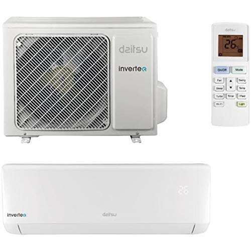 Daitsu Respirio ASD12KI- Kit Clima Monosplit, R32, 12000 btu, A++/A+