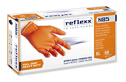 Reflexx N85/L, guanti in nitrile FULL GRIP | HEAVY DUTY