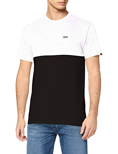 Vans Colorblock Tee T-Shirt, Multicolore (Black/White Y28), Medium Uomo