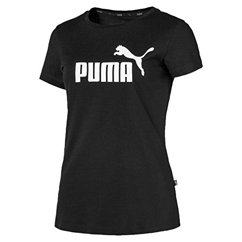 PUMA Ess Logo Tee, T-Shirt Donna, Cotton Black, 3XL