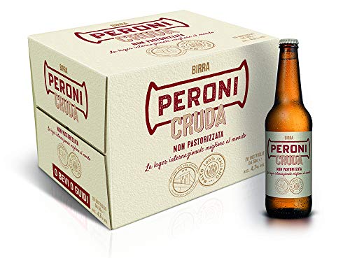 Birra Peroni Cruda - Cassa da 20 x 50 cl (10 litri)
