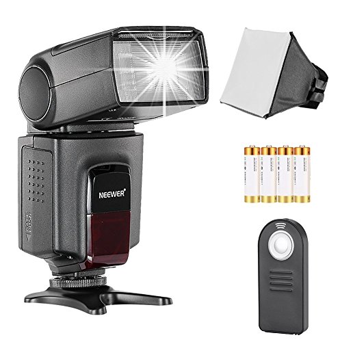 Neewer TT560 - Kit Speedlite Flash per Canon Nikon Olympus Fujifilm e Fotocamere Digitali con Attacco Standard per Slitta a Contatto Caldo