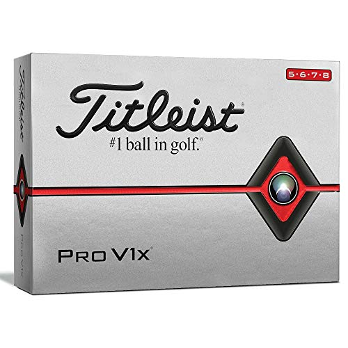 Titleist Pro V1 X High Number Pallina da golf, Uomini, Bianco, Taglia unica