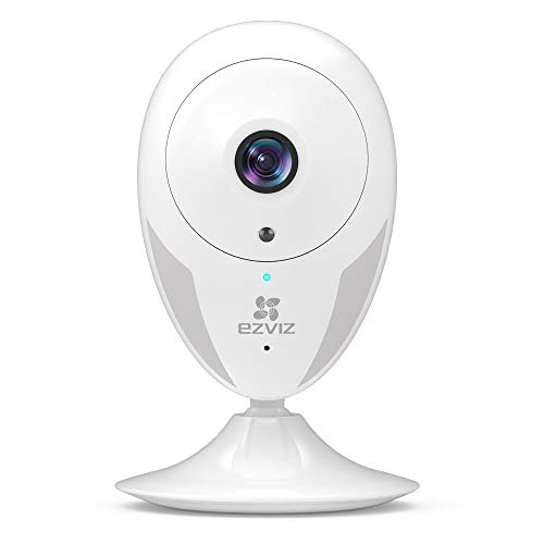 EZVIZ telecamera da interno ip camera 720p telecamera Wi-Fi interno visione notturna eccellente avviso movimento audio ad due vie grandangolare app mobile compatibile con Alexa modello CTQ2C