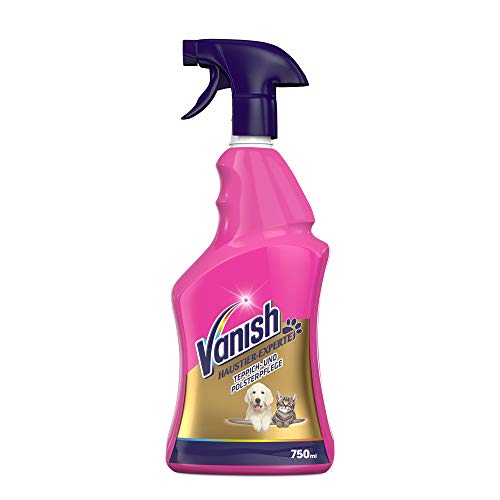 Vanish esperto di animali domestici, pulizia della moquette e tappezzeria Cura, Tappeto Spray, 750 ML