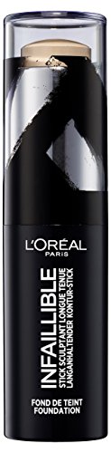 L'Oréal Paris Infaillible Fondotinta Coprente in Stick per un Risultato a Lunga Tenuta, 190 Beige Dorè