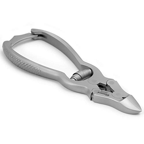 Blizzard Cantilever PICCOLE Tagliaunghie Pinzetta - Professionale Pedicure Taglio Strumento - 12cm acciaio inox tedesco Cilindro Molla Pedicure Pinze - approvato CE Piedi Cura Accessori con regalo omaggio custodia