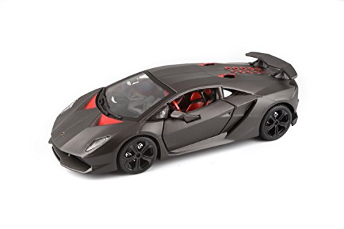 Bburago 18-21061 - Lamborghini Sesto Elemento, Colore: grigio metallizzato