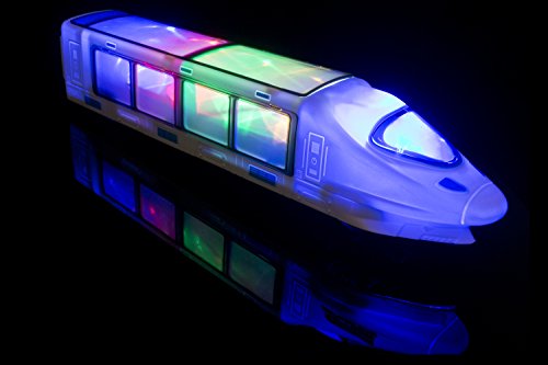 PALESTRAKI Treno Elettrico per Bambini - con luci LED e Musica. Grande Regalo di Compleanno, Regalo per Bimbi da 3 Anni in su.