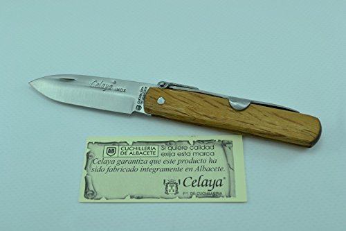 Coltello Celaya Classic Machete di Legno di quercia 6 cm