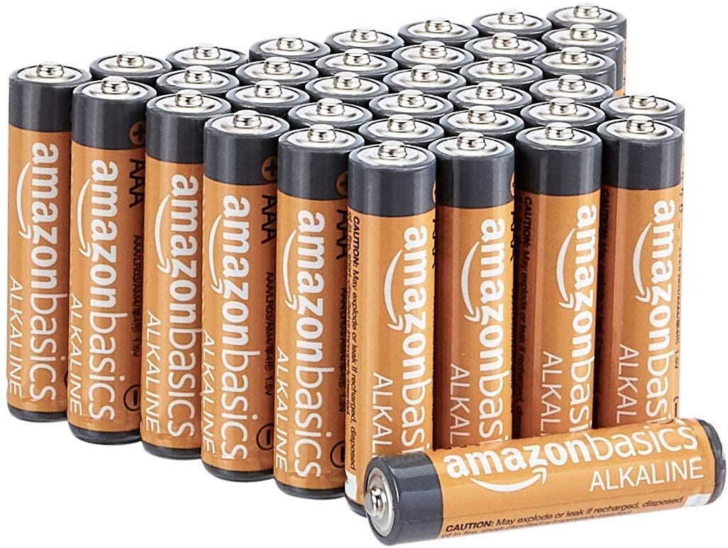 AmazonBasics - Batterie alcaline AAA 1.5 Volt, Performance, confezione da 36 (l’aspetto potrebbe variare dall’immagine)