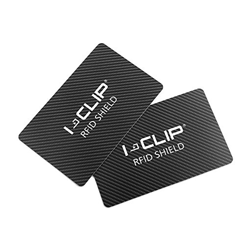I-CLIP ® RFID Shield Carta Di Blocco 2 Pezzi