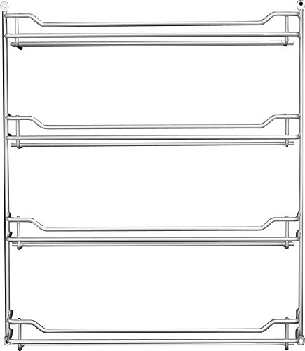 Fuchs - Set di 24 portaspezie vuote da cucina, per 24 barattoli di spezie, ideale come scaffale da parete in cucina, quantità: 1 pezzo