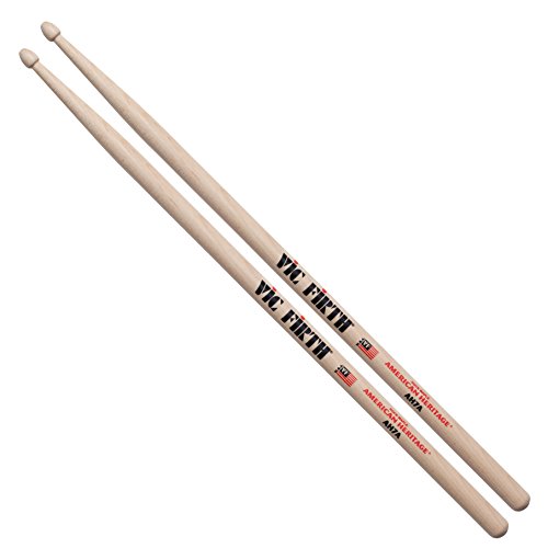 Vic Firth AH7A American Heritage 7A Bacchette per batteria, in legno di acero