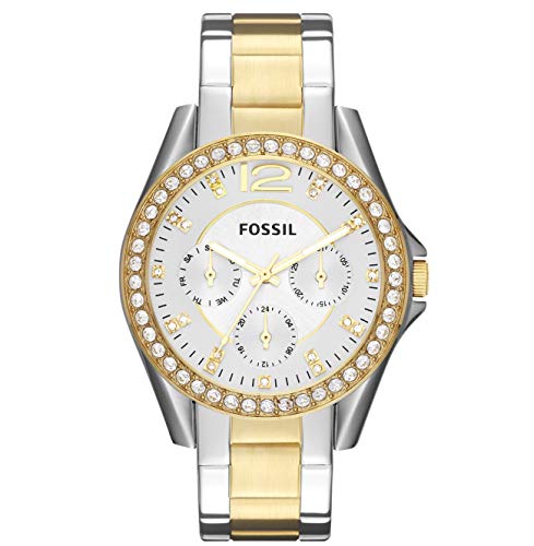 Fossil Orologio Analogico Quarzo Donna con Cinturino in Acciaio Inox ES3204