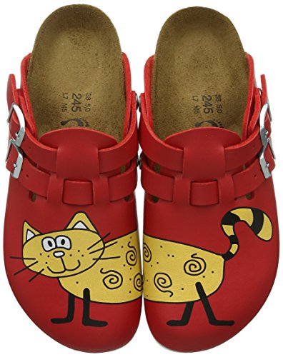 Birkenstock Professional Kay, Zoccoli Donna, Rosso (Rot (Cat Red Background)), 37 EU