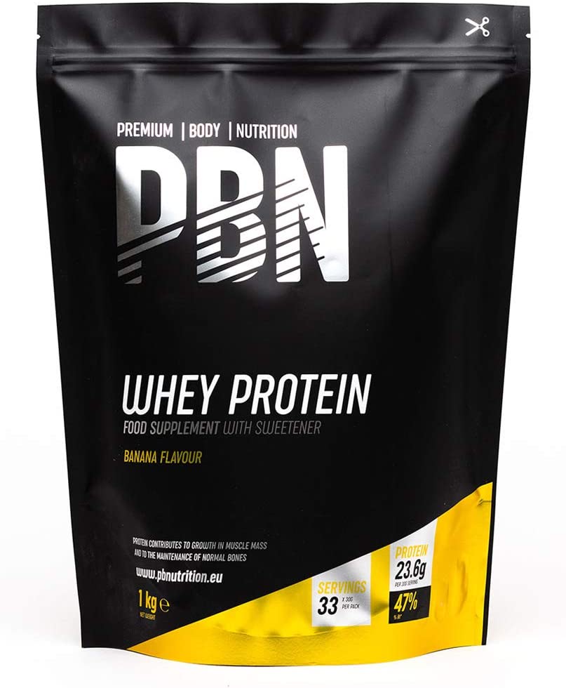 PBN Whey Protein Powder 1kg Banana