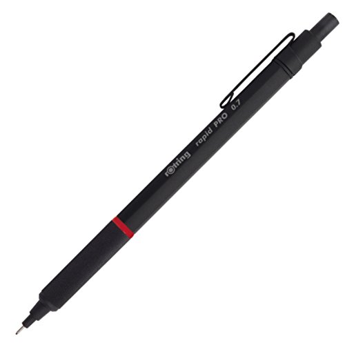 Rotring Rapid Pro 1904257 Portemine 0,7 mm, Nero Opaco