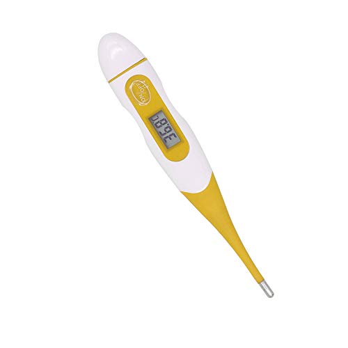 Lunasea Termometro a infrarossi per fronte e orecchio, con attesa di febbre, 3 in 1, termometro per bambini e adulti