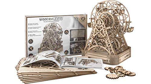 WOODEN.CITY Puzzle 3D Meccanico Ruota PANORAMICA Ferris FHEEL by Modellino di progetti per Adulti e Bambini 3D Modello Tecnico in Legnoeel