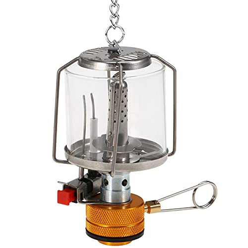 Staright Lanterna a Gas da Campeggio Portatile da Esterno con accensione piezoelettrica Mini Lampada per Tenda a Gas